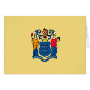 Design für die Flaggen des Staates New Jersey