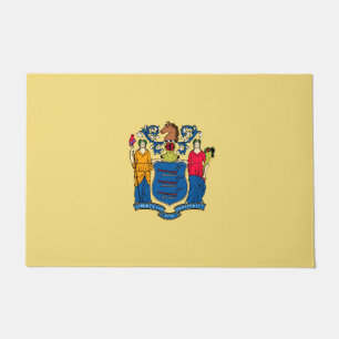 Design für die Flaggen des Staates New Jersey Fußmatte