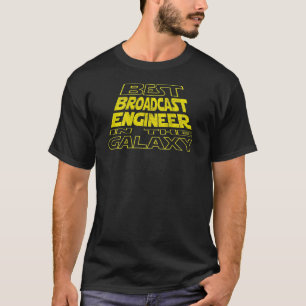 Design für die Hintergrunddarstellung des Broadcas T-Shirt