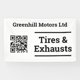 Design für die Instandhaltung von Garagen mit QR-C Banner