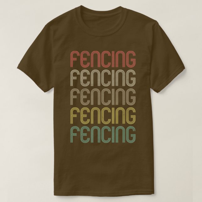 Design für die Retrostil-Fencing T-Shirt (Design vorne)