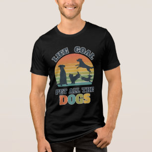 Design für die Rettung von Tieren Tri-Blend Shirt