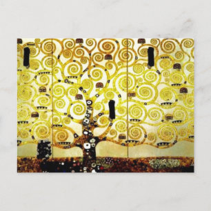 Design für die Stocletfries - Baum des Lebens Postkarte