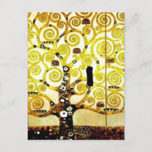 Design für die Stocletfries - Baum des Lebens Postkarte
