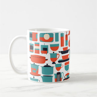 Design für eine Küche im Stil der Mitte des 20. Ja Kaffeetasse