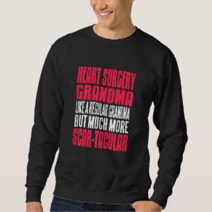 Design für Frauen nach einer Herztransplantation Sweatshirt
