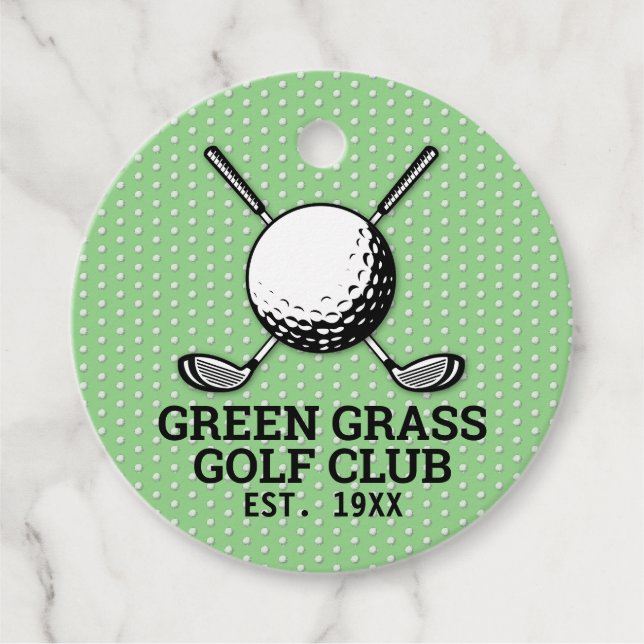 Design für Golf Club-Logos Geschenkanhänger (Vorderseite)