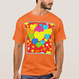 Design für Herz-Muster T-Shirt