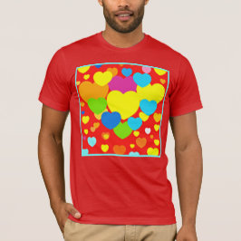 Design für Herz-Muster T-Shirt