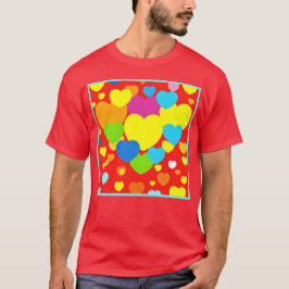 Design für Herz-Muster T-Shirt