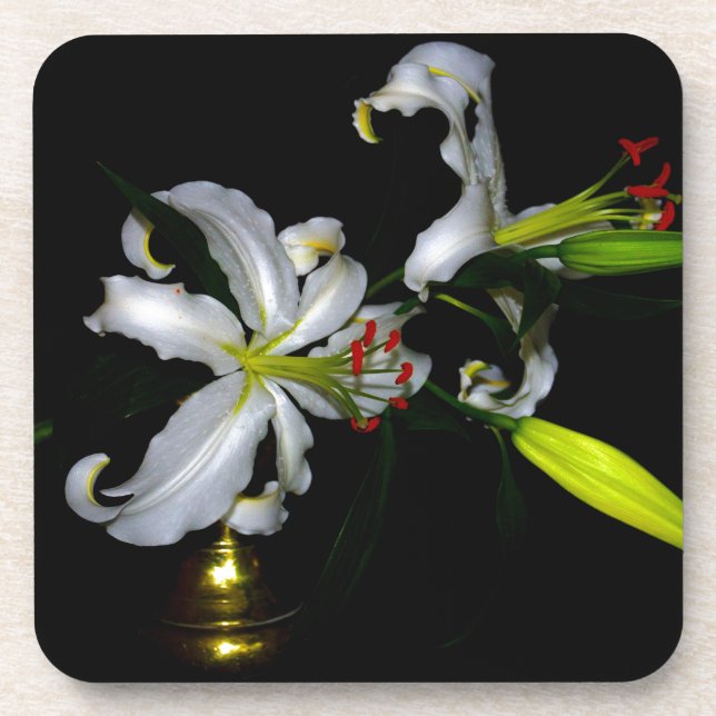 Design für irische Blume Getränkeuntersetzer (Vorderseite)