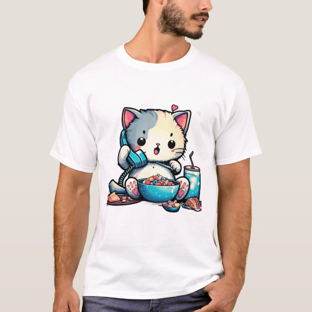 Design für Katzenjacke T-Shirt (Vorderseite)