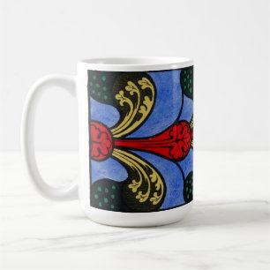 Design für Kirchenfenster im Stil des 19. Jahrhund Kaffeetasse