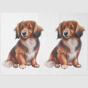 Design für kleine Hunde 18 Seidenpapier
