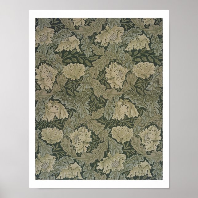 Design für "Lea"-Tapete, 1885 Poster (Vorne)