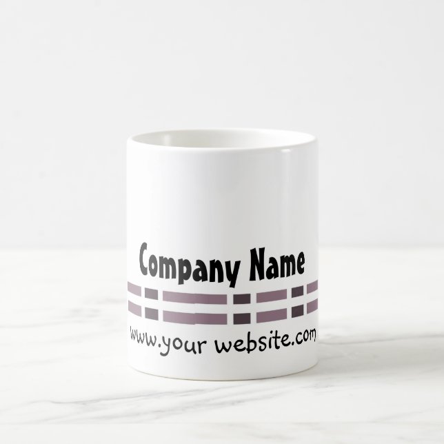 Design für lila Verknüpfungen Tasse (Mittel)