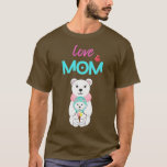 Design für Mama-Aquarellfarben 6 T-Shirt<br><div class="desc">Super Mama Watercolor Design 6 .</div>