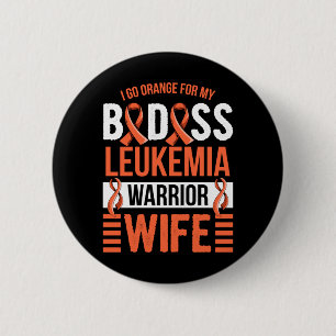 Design für Männer mit AML Leukämie für einen Ehema Button