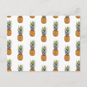 Design für niedliche und lustige Ananas Postkarte
