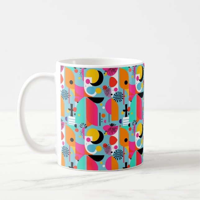 Design für Retromuster Kaffeetasse (Links)