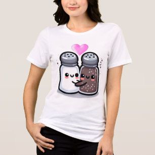 Design für Süßsalz und Pfeffer-Liebe Tri-Blend Shirt