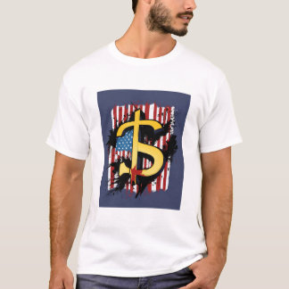 Design für t Shirt Ein Dollarzeichen mit beißender