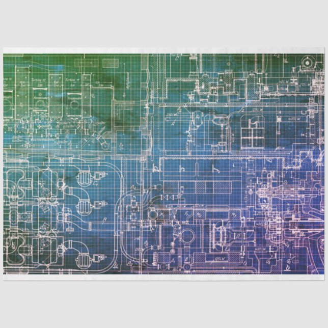 Design für Techniker Seidenpapier (Vorderseite)