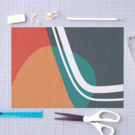 Design für trendy Line Seidenpapier