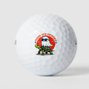 Design für unaufhaltsame Geister- und Schildkröten Golfball