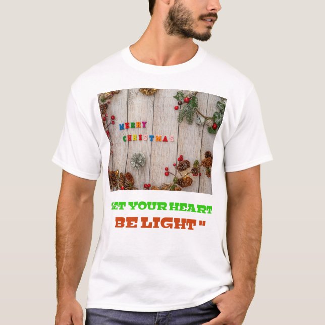 Design für Weihnachtslogos T-Shirt (Vorderseite)