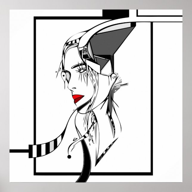 Design für zazzle Leinwand Poster (Vorne)