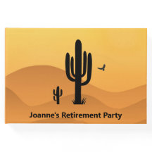 Design Gästebuch der Desert Cactus