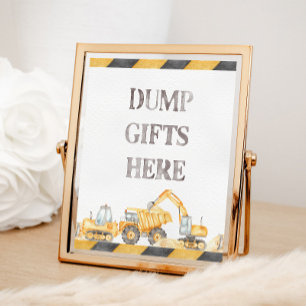 Design-Geschenk Drop-Off-Station-Zeichen Poster