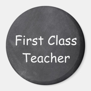 Design-Geschenk für Chalkboard-Lehrer der ersten K Magnet