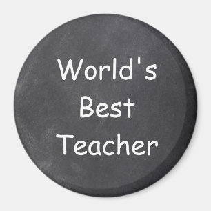 Design-Geschenk für den weltbesten Lehrer Magnet