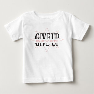 Design "Gib nie auf" Baby T-shirt