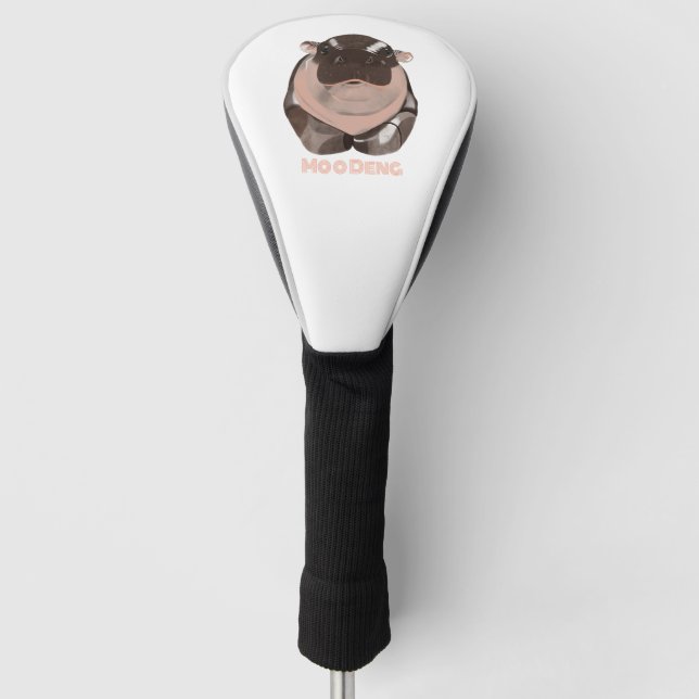 Design Golf Head Cover "Moo Deng" Headcover (Vorderseite)