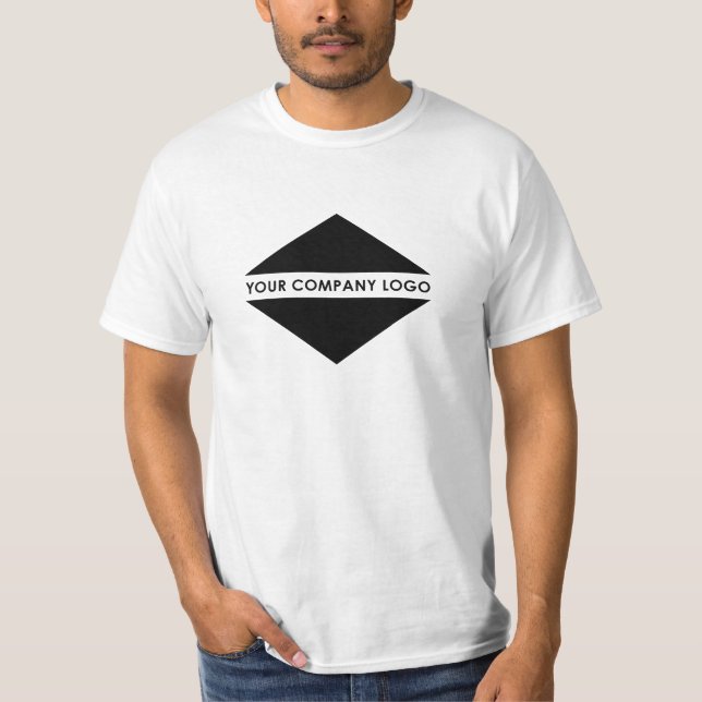 Design hinzufügen| Firmenlogo Weiß T-Shirt (Vorderseite)