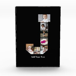 Design Ihres eigenen Letter J Foto Collage Poster