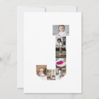 Design Ihres eigenen Letter J Foto Collage Poster