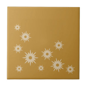 Design im Stil der Mitte des 20. Jahrhunderts mit Fliese