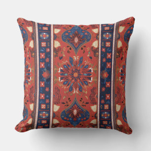 Design inspiriert vom serbischen Pirot-Teppich 2 Kissen