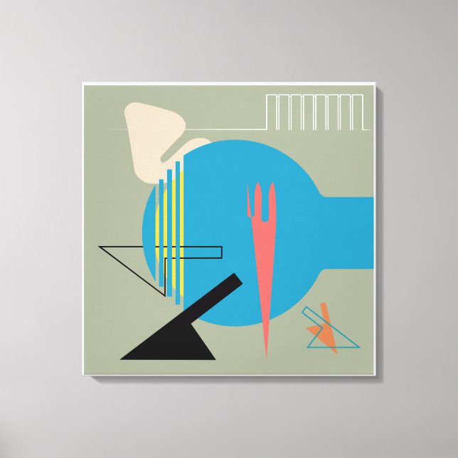 Design Jacobsen Homage Print Leinwanddruck (Vorderseite)