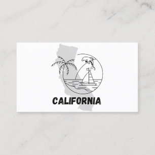 Design KALIFORNIA Visitenkarte