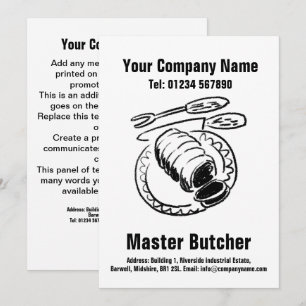 Design-Karte für den Master-Cartoon Feiertagskarte