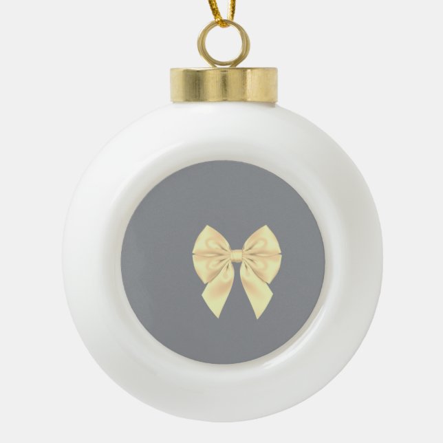 Design Keramik Kugel-Ornament (Vorderseite)
