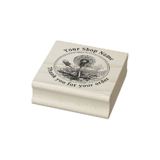 Design-Kerzenleuchter-Vorlage für kleine Unternehm Gummistempel