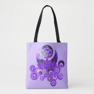 Design Komposition - OM LOTUS violett + Ihr Backgr