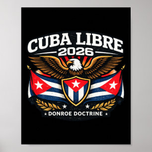Design Kuba Kuba Libre Donroe-Doktrin Poster