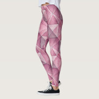 Design-Leggings mit ausgefallenem Muster